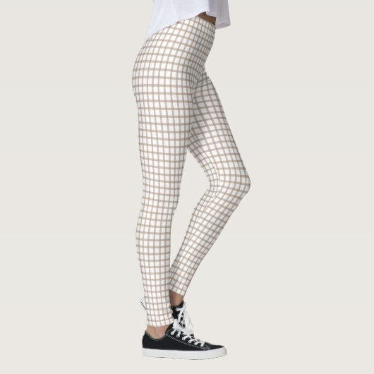 winterse witte plak leggings (Rechts)