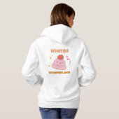 Winterse Wondere Wereld Dames Hoodies - V5 (Achterkant volledig)