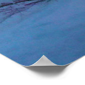 Winterse Zonsondergang Poster (Hoek)