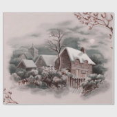 winterseizoen cadeaupapier (Vlak)