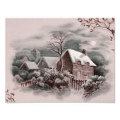 winterseizoen foto afdruk (Voorkant)