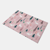 winterseizoen naadloze patroondecoratie deurmat (Schuin)