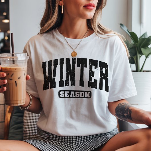  winterseizoen Shirt, vriesseizoen T-shirt