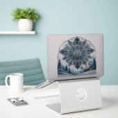 winterseizoen sticker (Laptop op bureau)