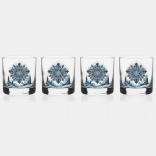 winterseizoen whisky glas