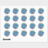 Winterseizoensgeviering stickers met aangepaste te (Vel)