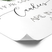 Wintersekseneutraal Raad hoeveel snoepjes Poster (Hoek)