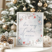 Wintersekseneutraal Raad hoeveel snoepjes Poster