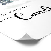 Wintersekseneutraal Raad hoeveel snoepjes Poster (Hoek)