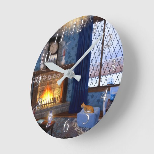 Winterserenity-klok Ronde Klok (Hoek)