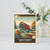Winterset, Iowa | Antiek Briefkaart (Staand voorkant)
