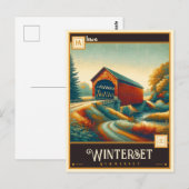 Winterset, Iowa | Antiek Briefkaart (Voorkant / Achterkant)