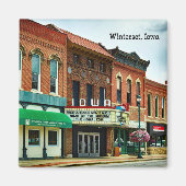 Winterset, Iowa, Town Square Magneet (Voorkant)