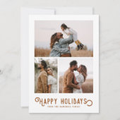 WinterSinaasappels 3 Foto-collage Feestdagenkaart (Voorkant)