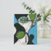 Wintersjaal Briefkaart (Staand voorkant)