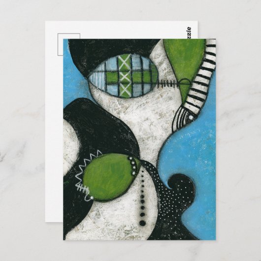 Wintersjaal Briefkaart (Voorkant / Achterkant)