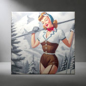  winterski-pin-up tegeltje
