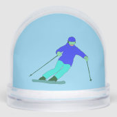 Winterskiën Sneeuwbol (Voorkant)