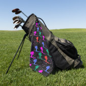 WINTERSKIËR GOLFHANDDOEK (Groen)