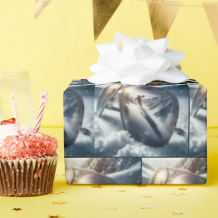 Winterskiër in zonnebril Reflectie Cadeaupapier