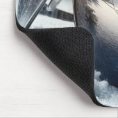 Winterskiër in zonnebril Reflectie Muismat (Hoek)