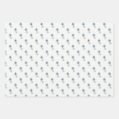 WINTERSKIHEUVELS VAKANTIE INPAKPAPIER VEL (Voorkant)