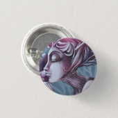 WintersKiss Ronde Button 3,2 Cm (Voorkant /achterkant)