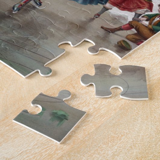  winterskister Puzzle Legpuzzel (Zijkant)