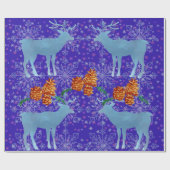 winterslaap cadeaupapier (Vlak)