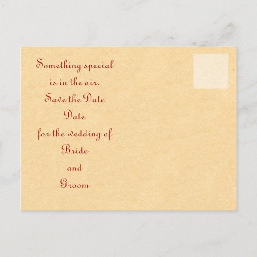 winterslee Save the Date Aankondigingskaart (Achterkant)