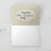 winterslee sneeuwvlokbomen rustiek kaart (Binnen)