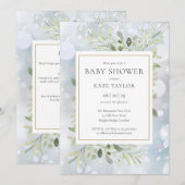 Winterslevengroen Baby Shower Kaart (Voorkant / Achterkant)