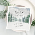 Wintersneeuw Baby Het is koud buiten Baby shower Servet<br><div class="desc">Winter Snow Baby Het is koud buiten Baby shower Napkins</div>