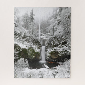 Wintersneeuw bij Multnomah-Herfsten in Oregon Jigz Legpuzzel