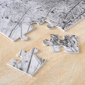 Wintersneeuw bij Multnomah-Herfsten in Oregon Jigz Legpuzzel (Zijkant)