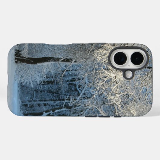 Wintersneeuw Case-Mate iPhone Case (Achterkant (horizontaal))