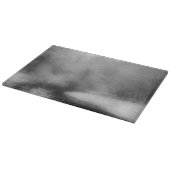 wintersneeuw en -streep in zwart-wit, vers snijplank (Hoek)