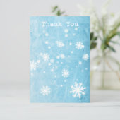 Wintersneeuw-generaal Hartelijk dank voor platte k (Staand voorkant)