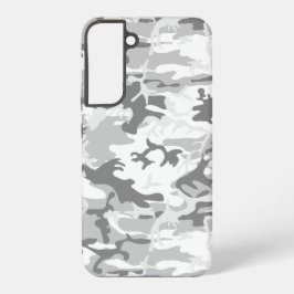 Wintersneeuw Grijs Camouflage, Militair, Leger Samsung Galaxy Hoesje