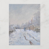 Wintersneeuw in Argeteuil Briefkaart (Voorkant)