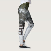 Wintersneeuw in het park leggings (Rechts)