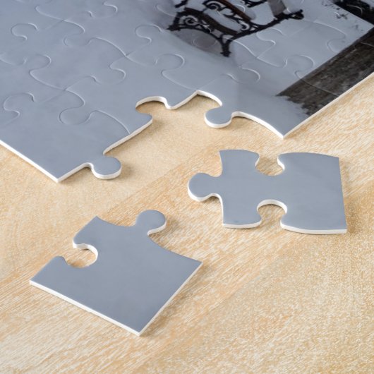 Wintersneeuw in Transsylvanië Legpuzzel (Zijkant)