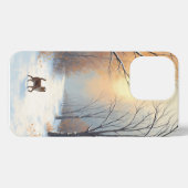 Wintersneeuw iPhone 13 Pro Hoesje (Achterkant horizontaal)