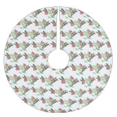 Wintersneeuw Kerst Botanische bessen Vakantie Kerstboom Rok (Voorkant)