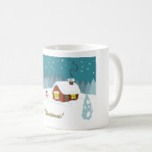 Wintersneeuw Koffiemok (Voorkant rechts)