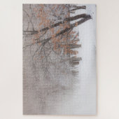 Wintersneeuw | Meer van Kussharo Legpuzzel (Verticaal)