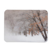 Wintersneeuw | Meer van Kussharo Magneet (Horizontaal)