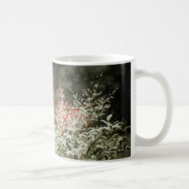 Wintersneeuw op Berries Foto Mok