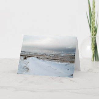 Wintersneeuw op Dartmoor Kaart