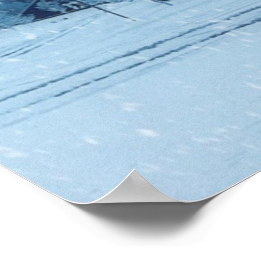 Wintersneeuw Poster (Hoek)